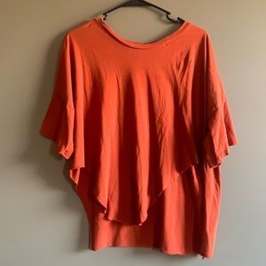 Forever 21 | High Low Orange Top